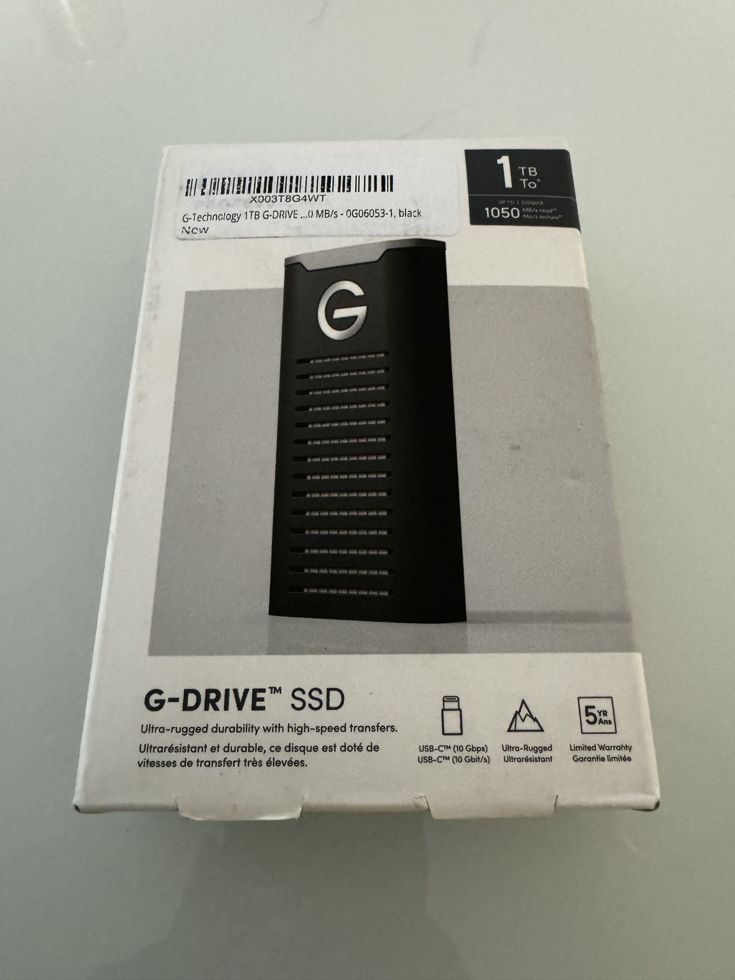 G-Drive SSD 1TB - High-Speed External Storage 