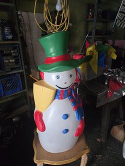 Blow Mold Snow Man