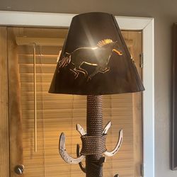 Rustic Metal Lamp