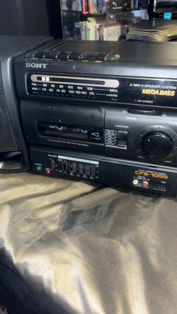 Sony boombox radio cassette player as is $40