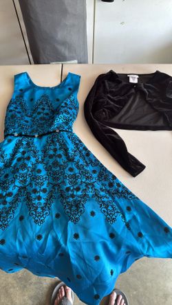 Beautiful Blue Dress For Your Girl, Dance Size 12