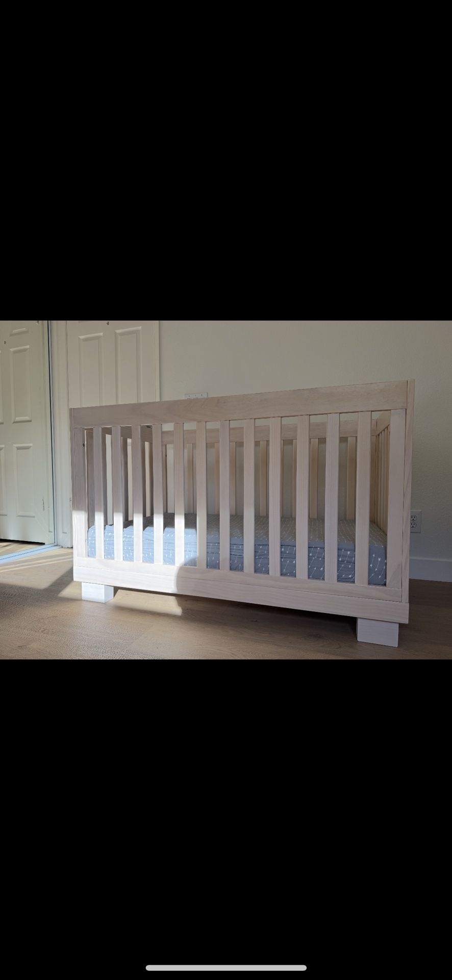 Babyletto White Oak Crib