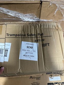 Trampoline safety pad