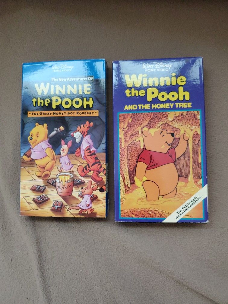 Winnie The Pooh VHS Tapes