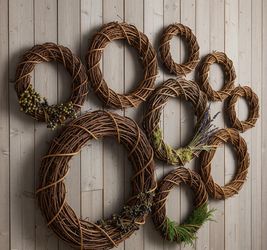 Handmade Muscadine Vine Wreaths