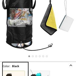 New Portable Trapper Bag with Scuff Erasers and Cleaning Cloth for Boat