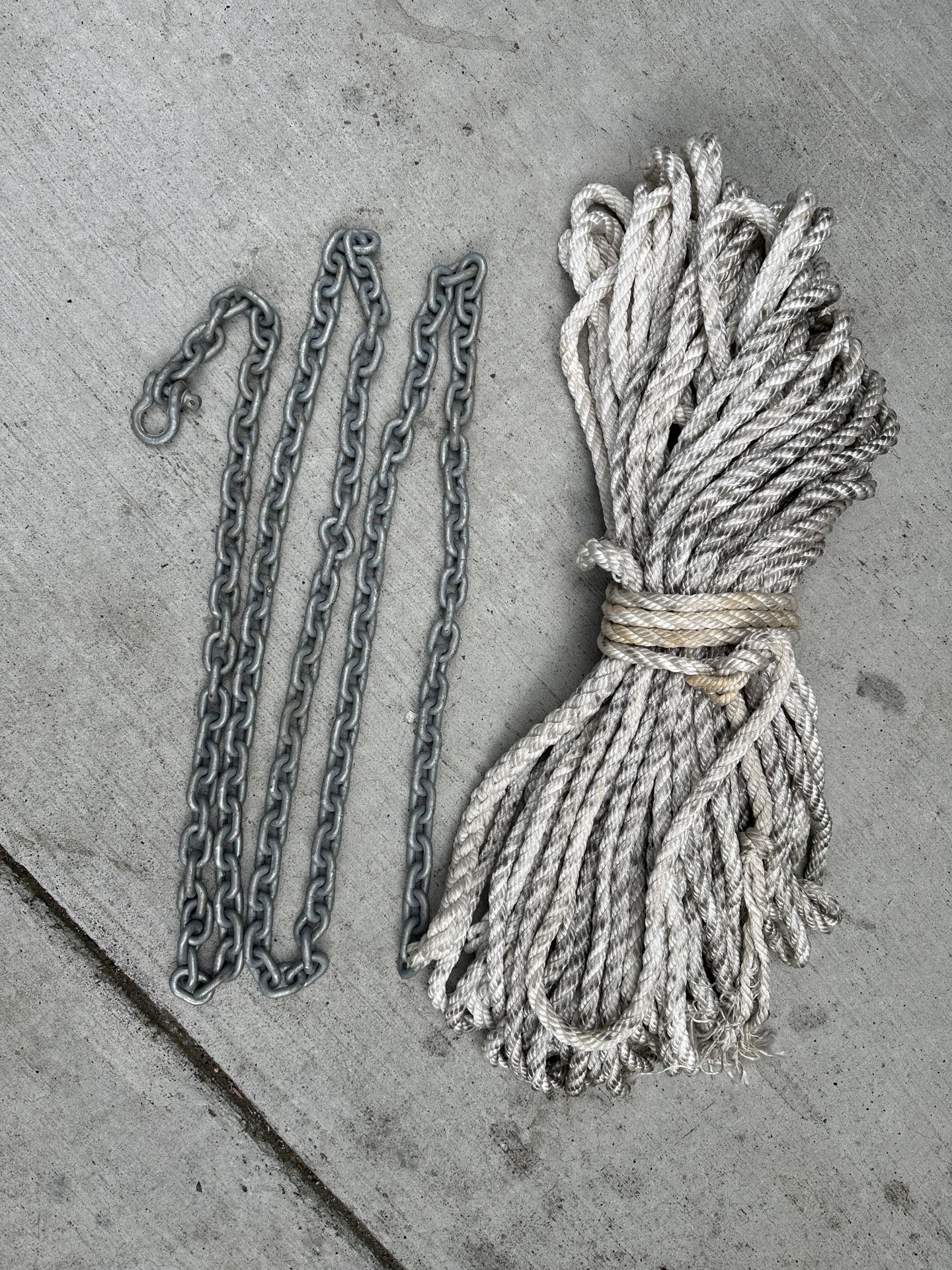 Anchor Line With Chain