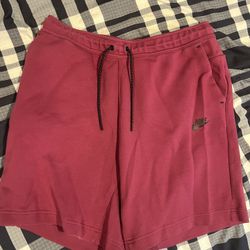 Nike Tech Shorts Red (maroon) Size Large 