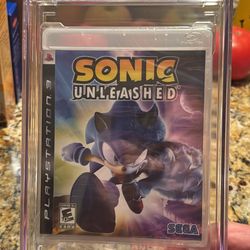 Sonic Unleashed - Sony PlayStation 3 - CGC Graded 9.8 A++