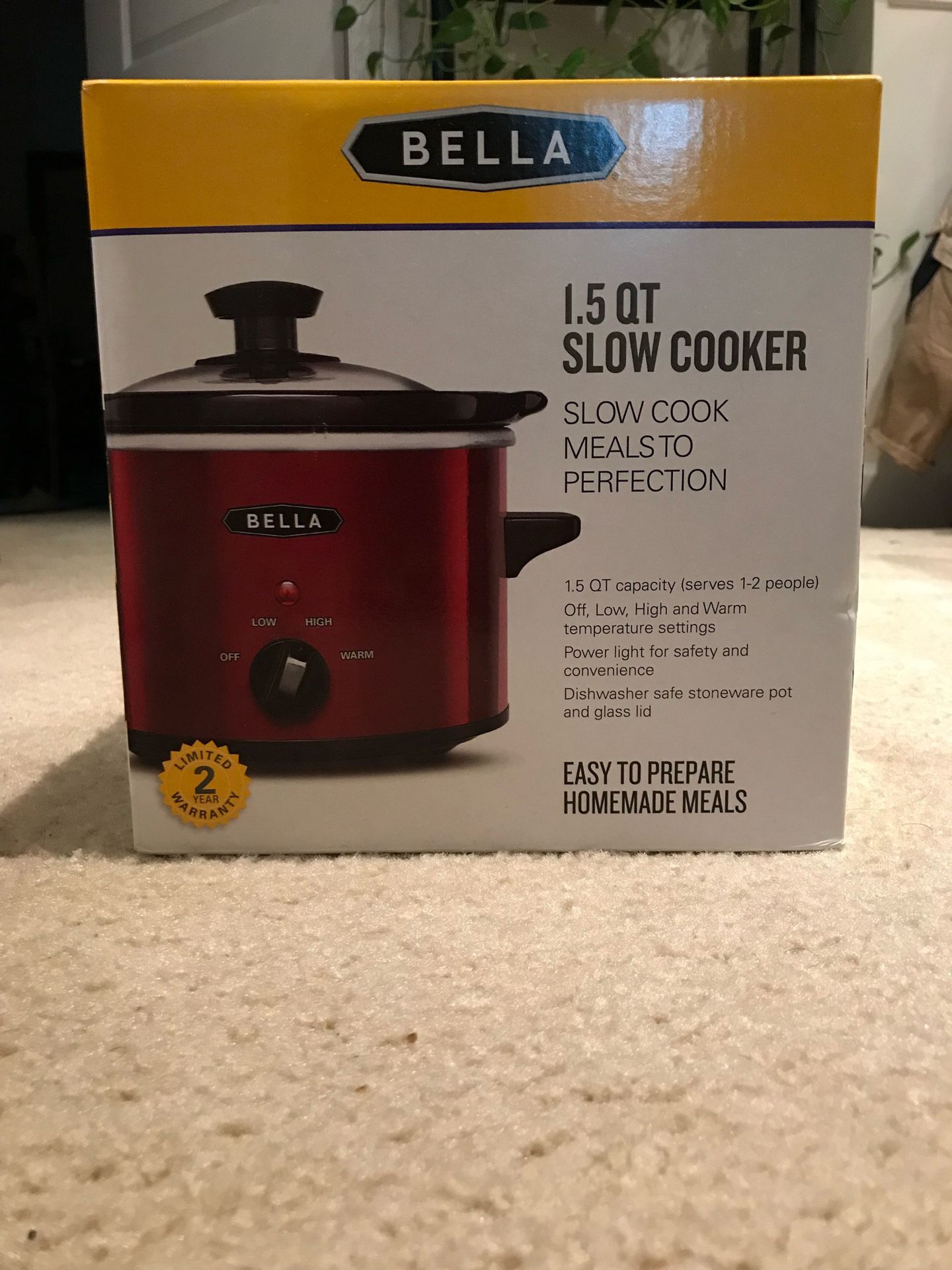 Brand New Bella Slow Cooker