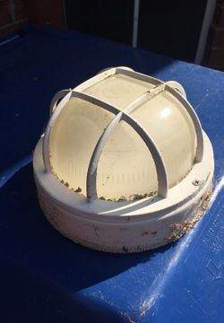 Light fixture - metal framed