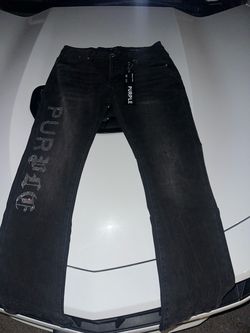 Purple jeans
