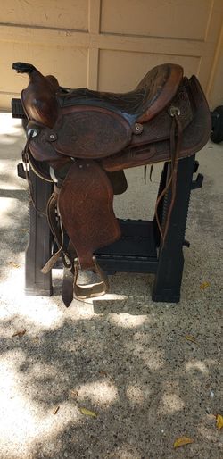 Western Saddle Silla Vaquero, A2 Size 14 1/2