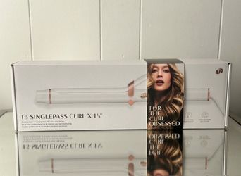 NEW T3 SinglePass Curl X 1.25” Ceramic Curling Iron