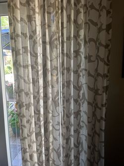 Set of Four Curtain Panels, extra long