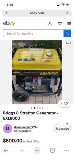 Generator Briggs and Stratton EXL8000