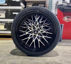 18" Konig 16MB LACE Wheels & 225/40R18 Tires - Fits Most 4 & 5 Lug Cars