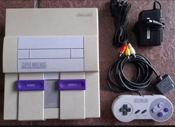 Super Nintendo with 1 game