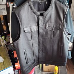 Motorcycle Club Leather Vest Brand New Available In Different Sizes