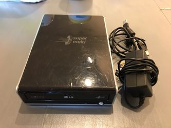 LG USB 2.0 External Super Multi DVD Rewriter with M-DISC Support Model GE24NU40