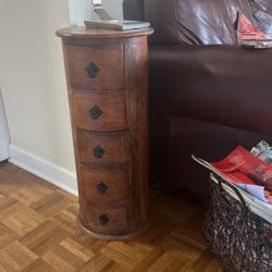 End Table With Drawers 