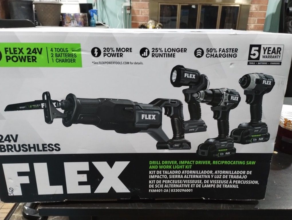 FLEX 24 V BRUSHLESS COMBO KIT 