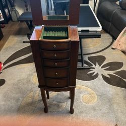 Jewelry Cabinet With Mirror