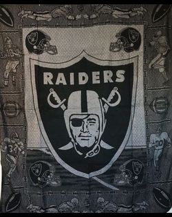 NFL Raiders Blanket