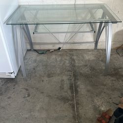 Glass Desk  