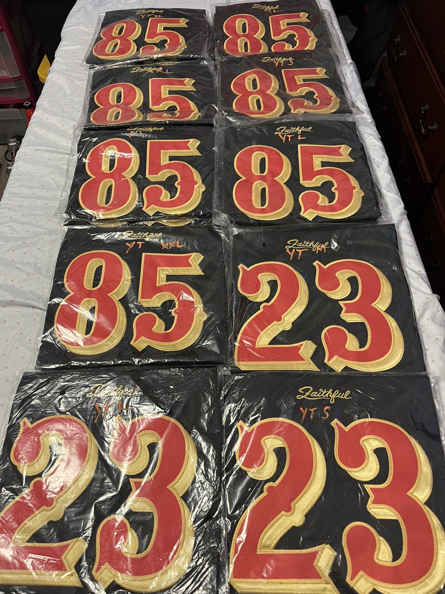 49ers Youth /Women Jerseys McCaffrey—Kittle