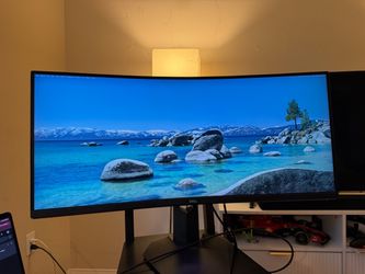 Dell 34” Curved Ultrawide Gaming Monitor – 144Hz WQHD 3440x1440
