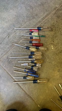 Craftsman screwdrivers- Phillips, various sizes.