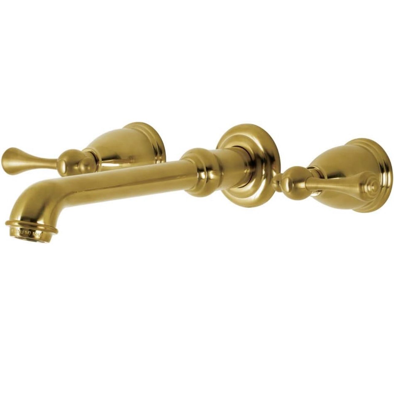Gold Wall Mount Bathroom Faucet – BRAND NEW!