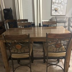 60X28 IN FARMHOUSE DINETTE SET
