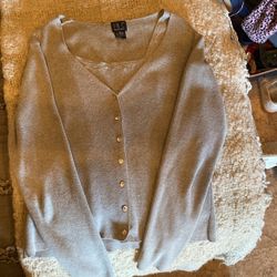 INC Cardigan Set - 100% Cotton - Size Small