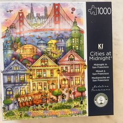 KI Puzzles - Cities At Midnight - 1000 Piece Puzzle
