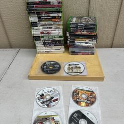 Lot Of Video Games Xbox , Xbox 360  PlayStation 2 & 3 , About 43 Games Total Make Offer For All Make Offer For All 