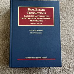 Real Estate Transactions: Cases and Materials on Land Transfer, 7th Edition