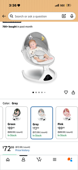 Baby swing