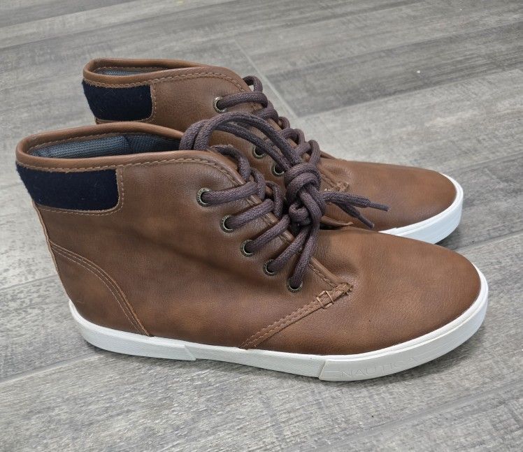 Youth Size 5 Nautica Breakwater Brown Comfort Chukka Casual Boots