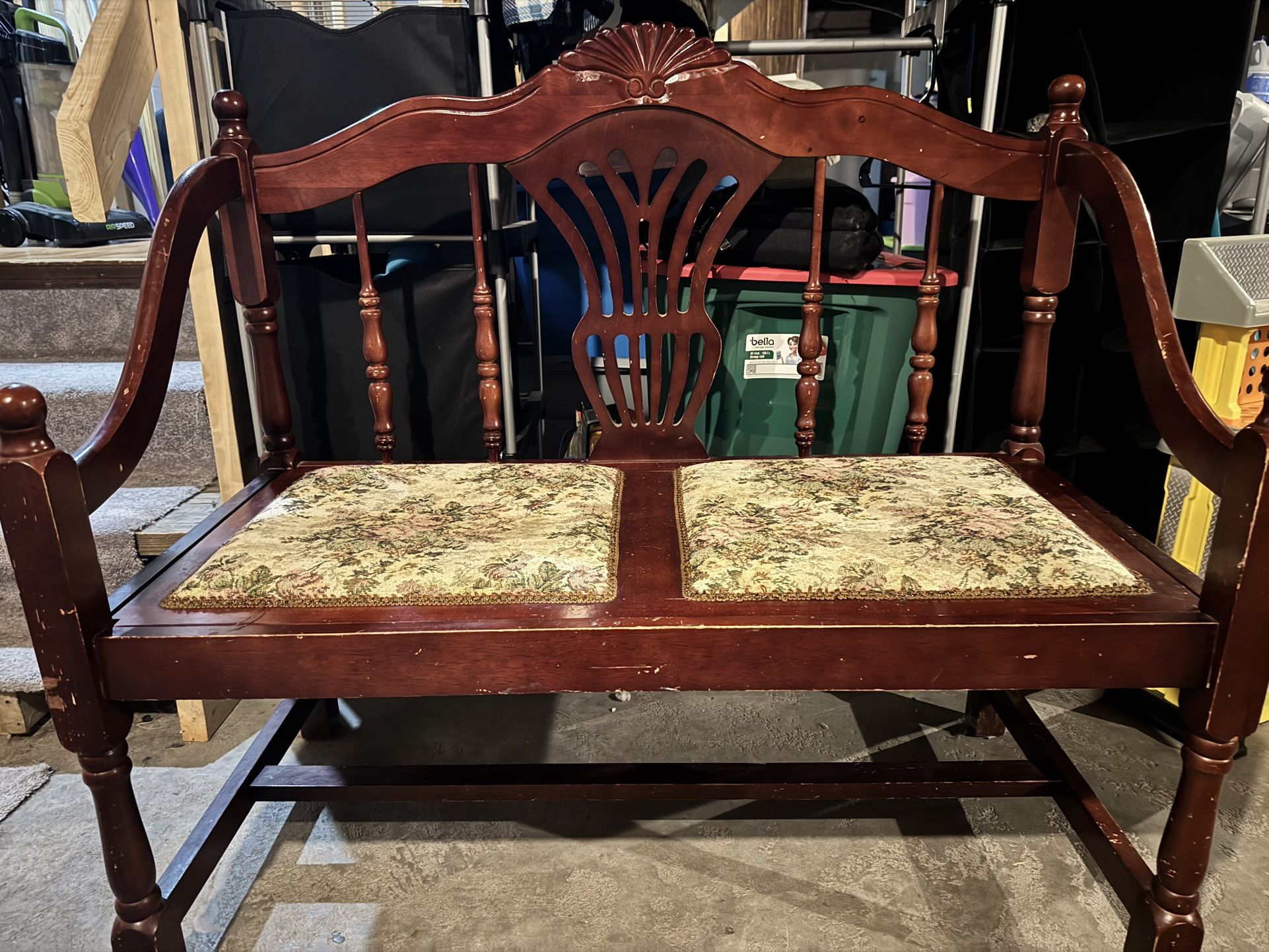 Vintage Cherry Bench 