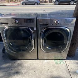 🍂SET WASHER AND DRYER LG STAINLESS STEEL🍂 ✔️SIDE BY SIDE-SIDE-STACKABLE ✔️ 🆓️FREE DELIVERY🆓️