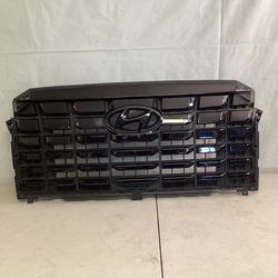 2023 2024 HYUNDAI PALISADE FRONT GRILLE /BLACK USED OEM