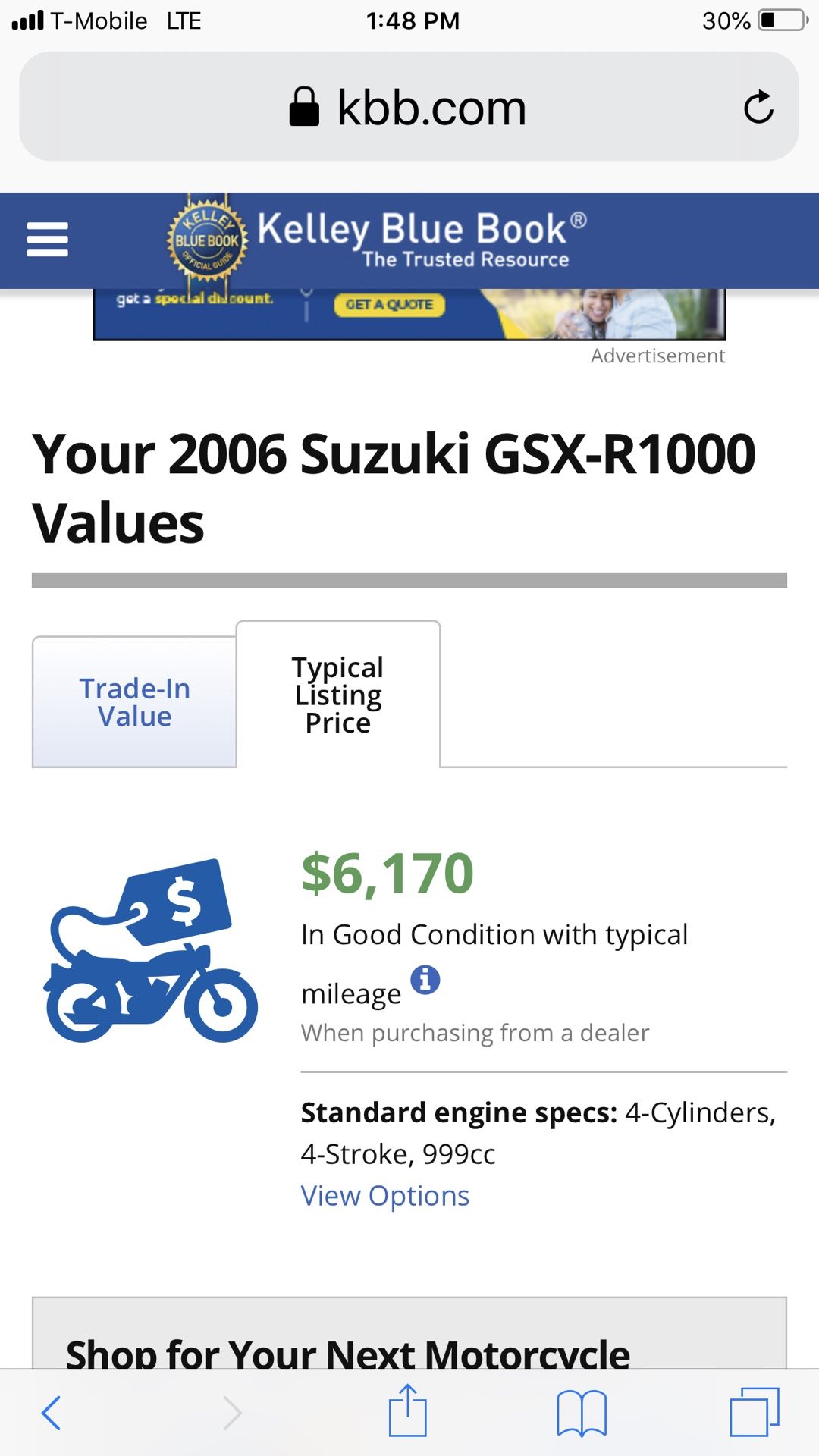 06 suzuki Gxsr 100 motorcycle 10k odm