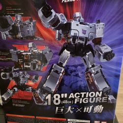 Transformers Toys Alliance Megatron MAS-02 Mega Action Series 18' Figure Light-up