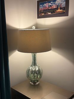 Bedside Table Lamp with Shade