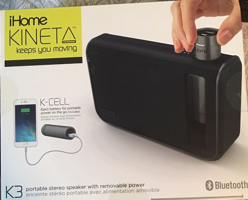 iHome kineta K3 Bluetooth speaker