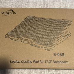 Laptop Cooling Pad 5 Fans Up to 17.3 Inch Heavy Notebook Cooler