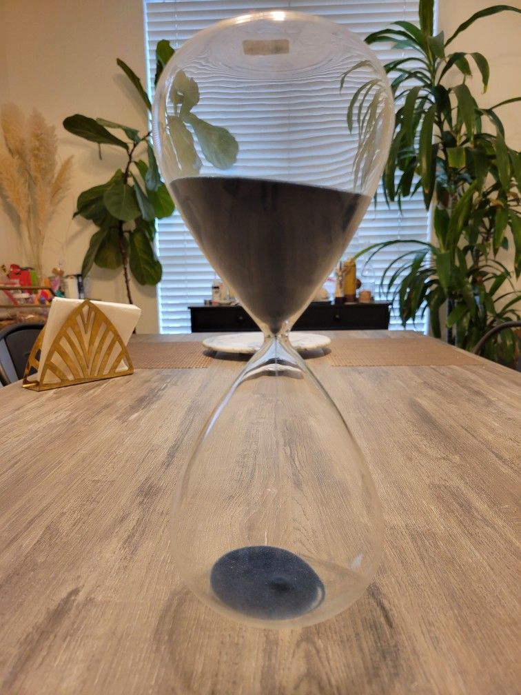 CB2 Hour Glass - Navy Blue