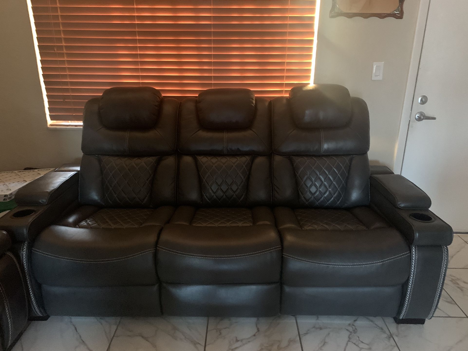 Sofa and Love Seat Set - Moving Sale
